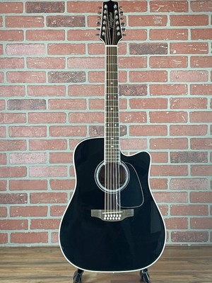 Takamine GD38CE 12-String Acoustic-Electric Guitar - Gloss Black