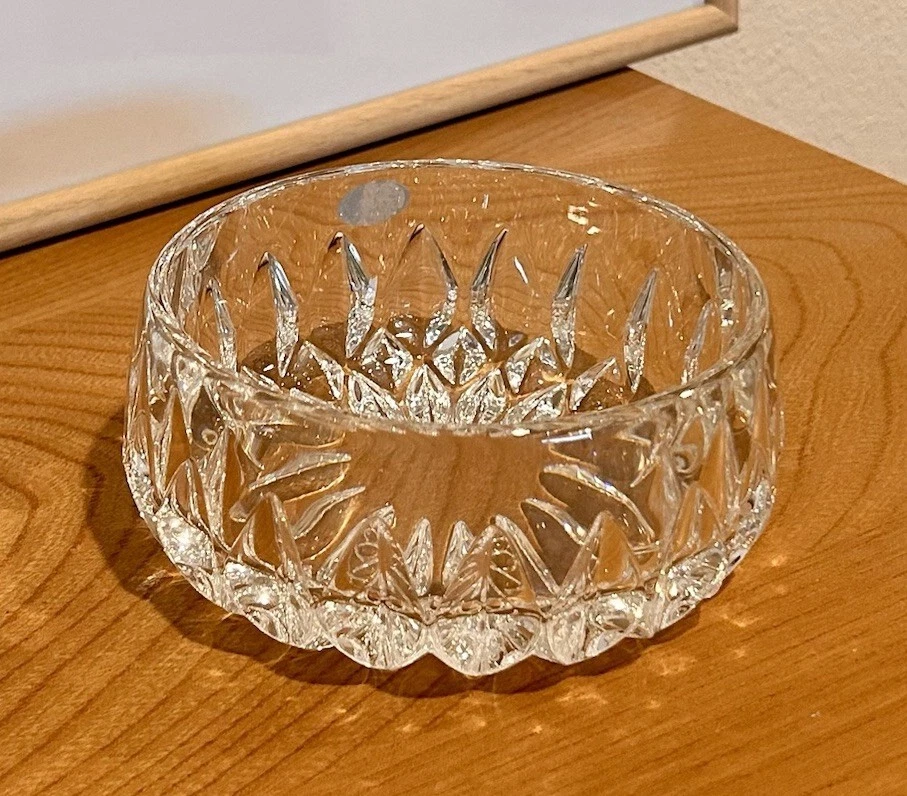 Vintage Gorham Althea 4.5" Full Lead Crystal Bowl Made in Germany Mint in box - Image 2 of 4