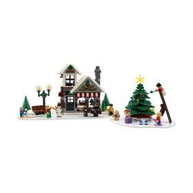 Display Base Compatible with LEGO Sets 10199 or 10249 Winter Village Toy Shop