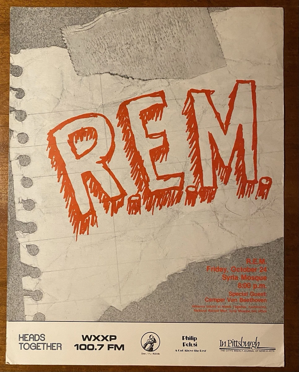 Michael Stipe - R.E.M. - It's the End of the World as We Know It - Hand