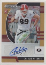 2020 Panini Prizm Draft Picks Rookies Neon Orange /149 Charlie Woerner Auto uk2