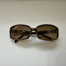 Brighton Handmade Spanish Lace Tortoise Rectangle Sunglasses Ombr  57-16 W/Case