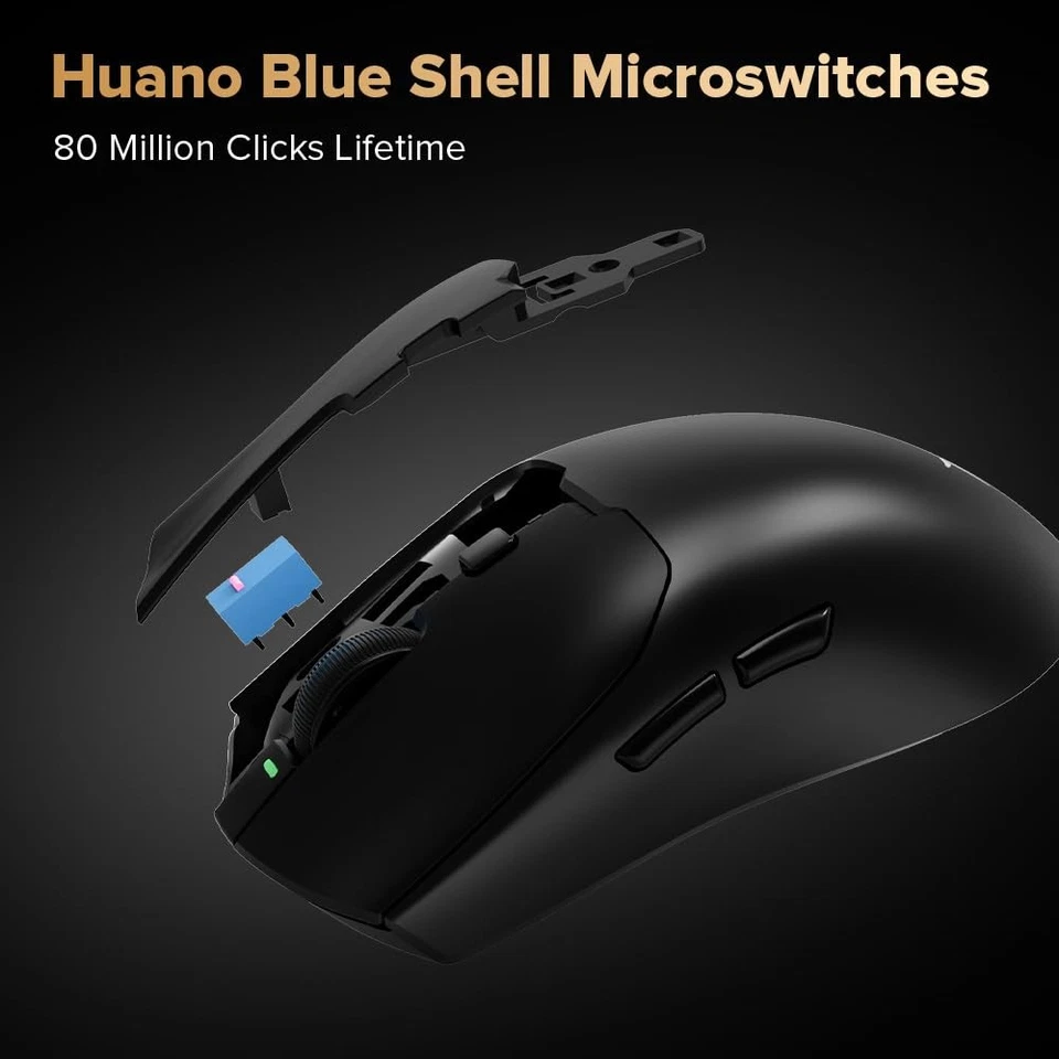 Mouse Inalámbrico para Juegos M700PRO, 59g, PAW 3395, 26K DPI, Batería 90H, 6 Btns Foto 3 de 4