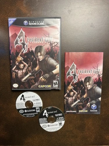 Resident Evil 4 Nintendo GameCube Fully Complete CIB & Tested 2 Discs