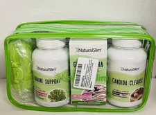 NaturalSlim Candida Cleanse Support/Gut & Colon Health EXP 7/26+ U60E