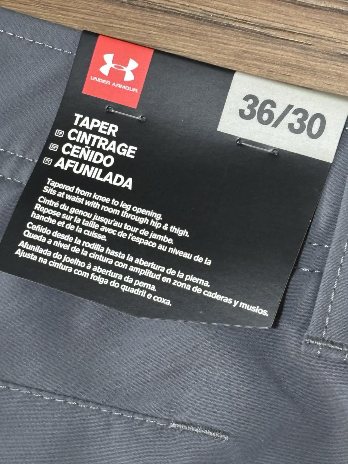 Under Armour Men’s Golf Pants Grey Men’s Size 36x30 NEW! thumbnail 4