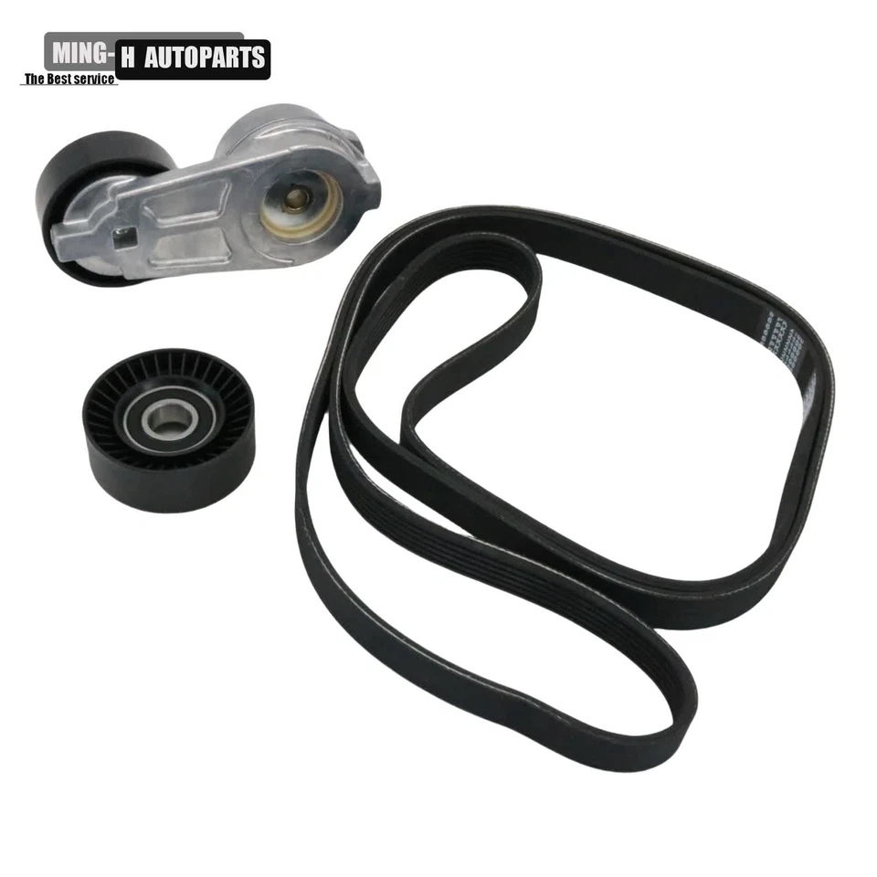 Kit de polea tensora de correa serpentina para 12-14 300 Challenger Durango 6,4 L V8 Foto 3 de 4