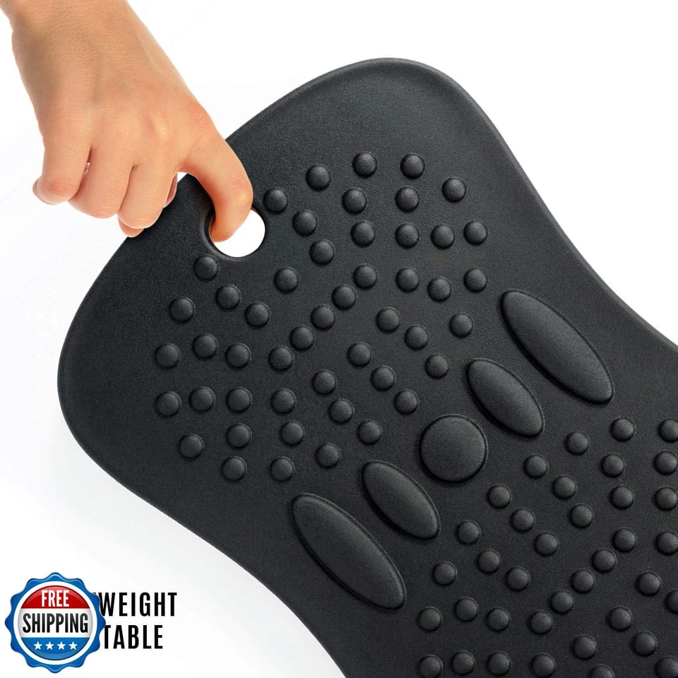 Tabla de equilibrio Yes4All Wobble para escritorio de pie/almohadilla de oficina antifatiga - roca Foto 3 de 4