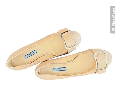 PRADA Buckle Patent Leather Flats for Women for sale | eBay