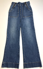 Kate Spade Women’s Denim Zip Flare Pants Blue Size 25 Jeans