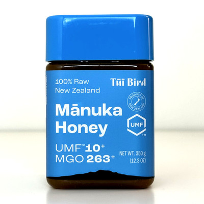Tui Bird New Zealand Manuka Honey UMF 10+ MGO 263+ 350g / 12.3 oz