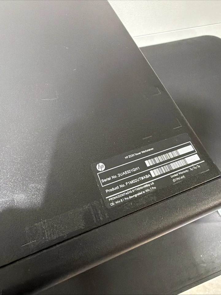 HP Z230 Tower Work Station MT Intel i7-4790 3.3GHz 8GB RAM 500GB HD Win 10 - Image 4 of 4