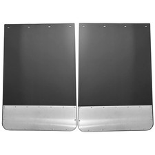Universal 24" x 36" Mud Flap Splash Guard with Stainless Steel Weights