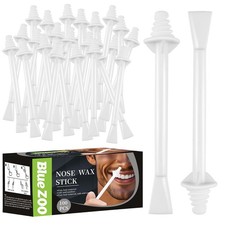 100Pcs Nose Wax Sticks Applicator with Disposable 1 Count Pack of 100