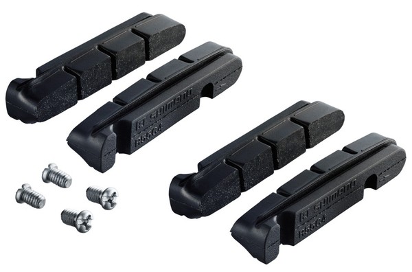 Shimano R55C4 Ersatz BremsbeläGe FüR Cartridge Rennrad Bremsschuhe (2 Paar)-image