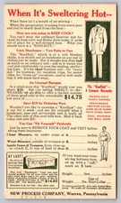 Postcard | Warren, Pennsylvania Advertiising New Process Company Circa 1922