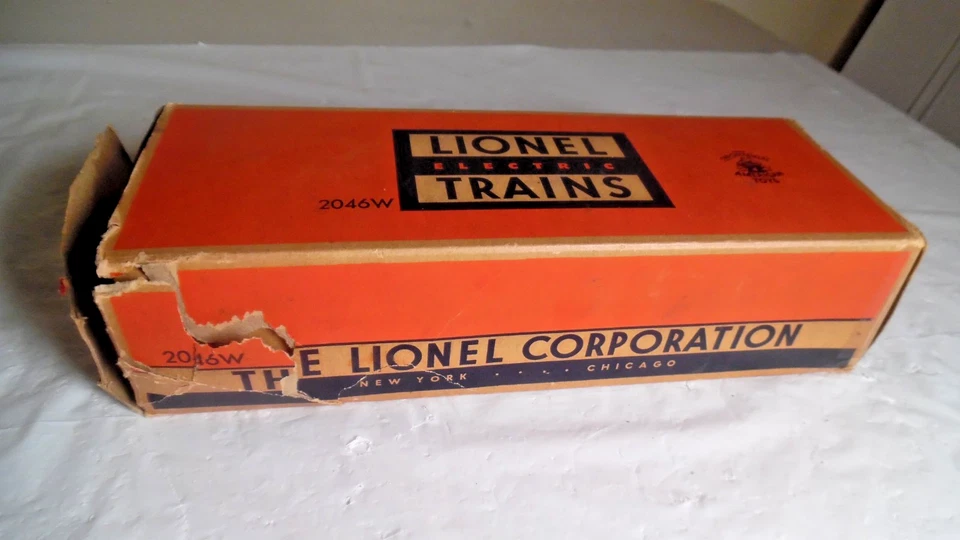 Lionel 2046W P.R.R.Operating Postwar Whistle Tender Box Original Box - Image 3 of 4