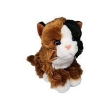 Animal Alley Calico Cat Plush 9 Realistic Stuffed Animal Brown Black White
