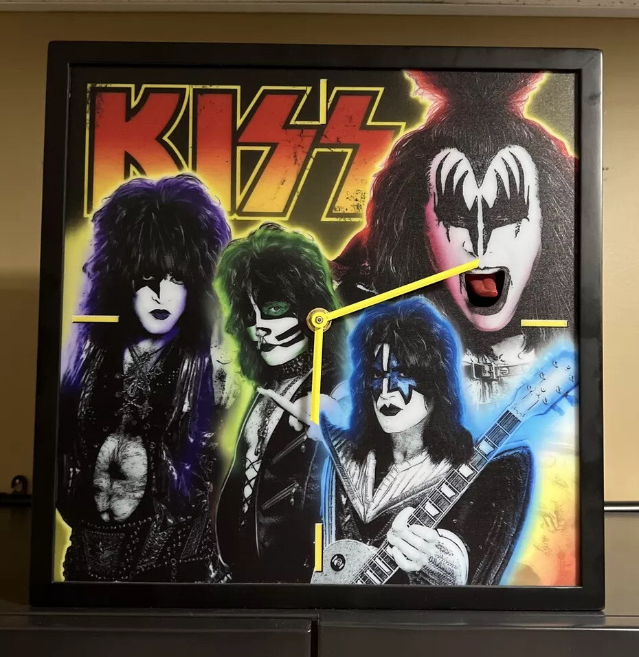 Kiss Memorabilia Clock Rare | eBay