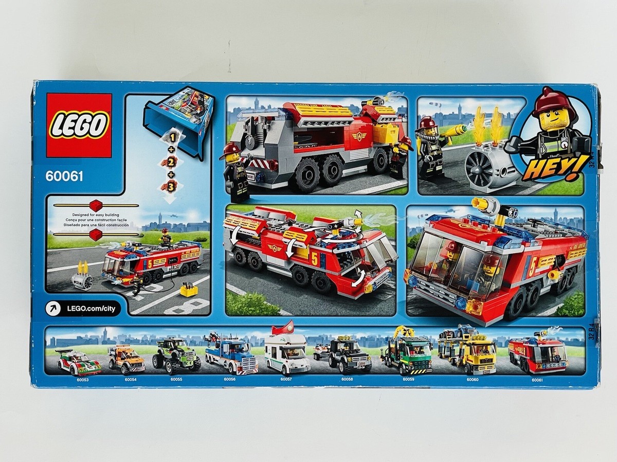 LEGO City Great Vehicles Airport Fire Truck 60061 673419207607| eBay