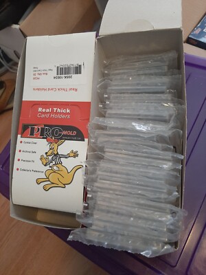 Gift Pro-Mold 25 Box Snap Tites Jersey Cards Holder Two Piece Snap Design 