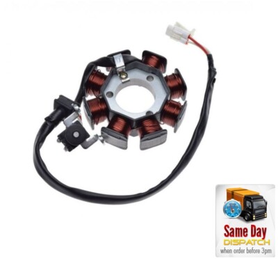 ALTERNATOR GENERATOR STATOR FOR DERBI SENDA 125 DC 8 COILS