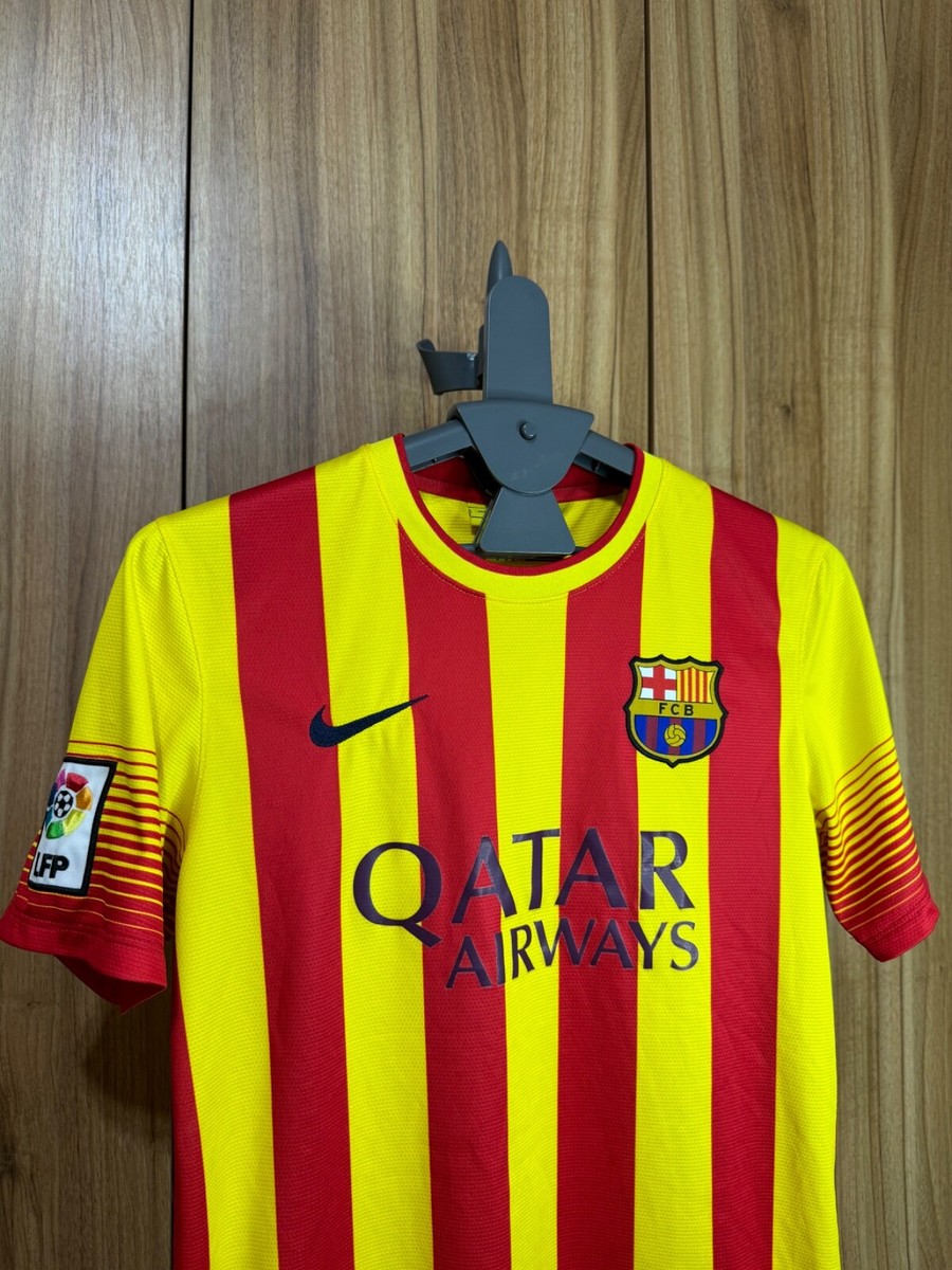 ウェア 13-14 FC BARCELONA away NIKE XL BARCELONA 2013 2014 AWAY SHIRT FOOTBALL SOCCER JERSEY NIKE