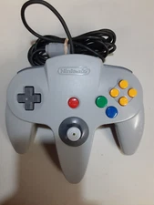Nintendo 64 N64 Gray Controller Authentic OEM Tested & Working Rebuilt Joysticks
