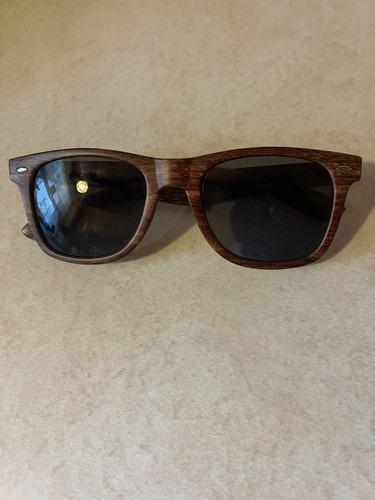 Dark Walnut Wood Design Sunglasses