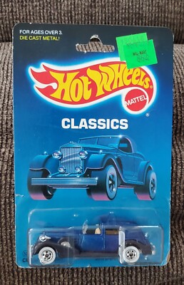 1986 1987 Hot Wheels Classics Classic Caddy WW BW Wheel Metal Base Beautiful Car