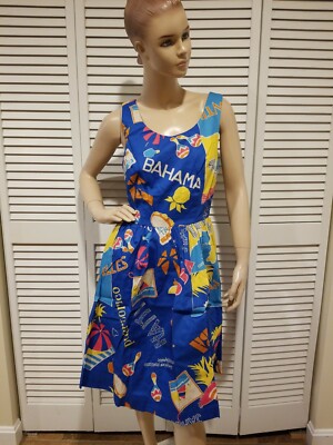 beach scene dress Tropical Scene Dress