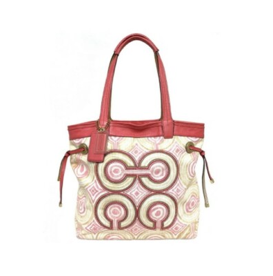 Coach Audrey Signature Op Art Tote 17044 (Used - Very Good) | eBay