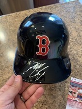 Michael Chavis Signed Boston Red Sox Authentic Rawlings Batting Helmet JSA COA
