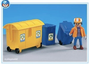 playmobil basurero