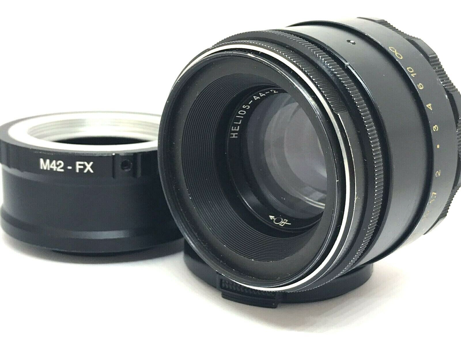 HELIOS 44-2 58mm f/2 USSR M42 + Adapt. Fuji Fujifilm X Mount FX | eBay