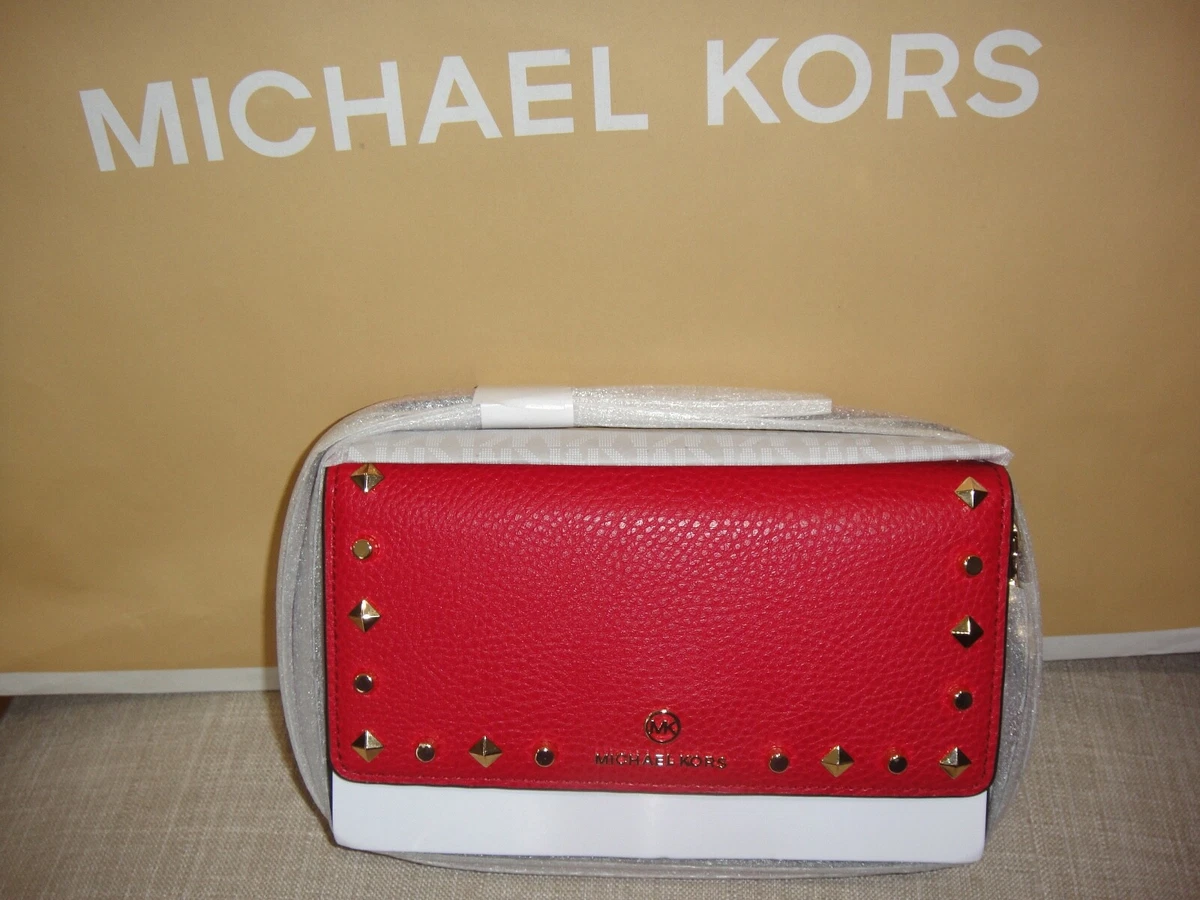 Michael Kors Jet Set Small Studded Smartphone Crossbody