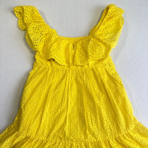 Lilly Pulitzer Asteria Babydoll Dress Daisy Eyelet Yellow Cotton Size 4 NWT $238 - Picture 11 of 12