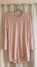 Active Life Women’s XL Soft Pink Sweatshirt Tunic Soft Modal Spandex Yoga Dress