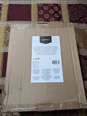 Amazon Basic Nickel Double T Hand Towel/Accessory Holder ~NEW ~ CHEAPEST PRICE