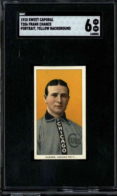 1909 T206 Frank Chance Portrait - SGC 6