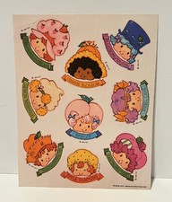 Vintage Strawberry Shortcake Sticker Sheet 1984