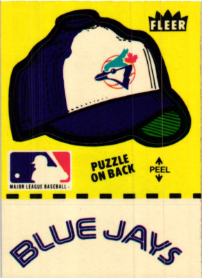 Fleer Team Stickers (1977-1991) / TORONTO BLUE JAYS - Pick Cards / Buy4+ Save50%