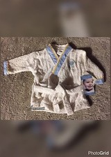 RENE ROFE BABY BATHROBE SZ 0- 9 MONTHS UNISEX R316B-1 MSRP 24.00