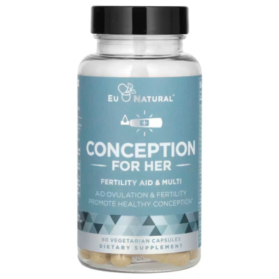 Eu Natural, Conception For Her, Fruchtbarkeitshilfe & Multi, 60 Kapseln