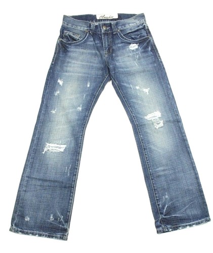 Ltb Claudio Milano Hombre Azul Vaqueros Denim Desteñidos Venta | eBay