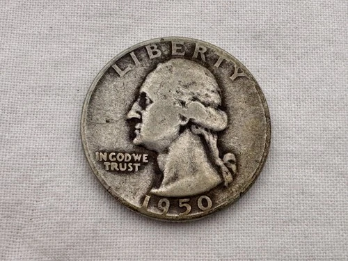 1950 P U.S. Washington Silver Quarter IU-6