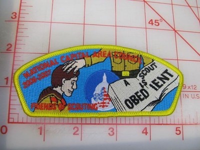 National Capital Area Council CSP collectible 2006 - 07 FOS OBEDIENT patch (mF7)