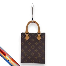 Louis Vuitton Petite Sac Handbag Monogram Canvas M69442 Brown