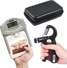 Grip Strength Tester Trainer - Dynamometer Handgrip Measurer Meter, Handheld Str