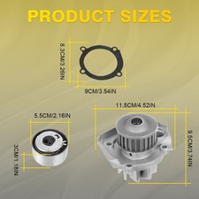 GATES WATER PUMP & Timing Belt Kit TCKWP284 Fits Hyundai Tucson 2.0 (JM